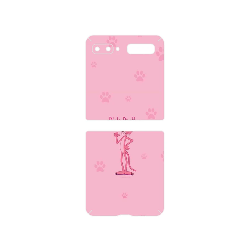 برچسب پوششی ماهوت مدل The Pink Panther مناسب برای گوشی موبایل سامسونگ Galaxy Z Flip