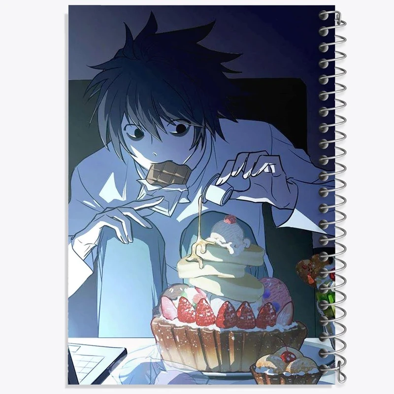 دفتر مشق 100 برگ خندالو طرح ال انیمه دفترچه مرگ Death Note کد 15769