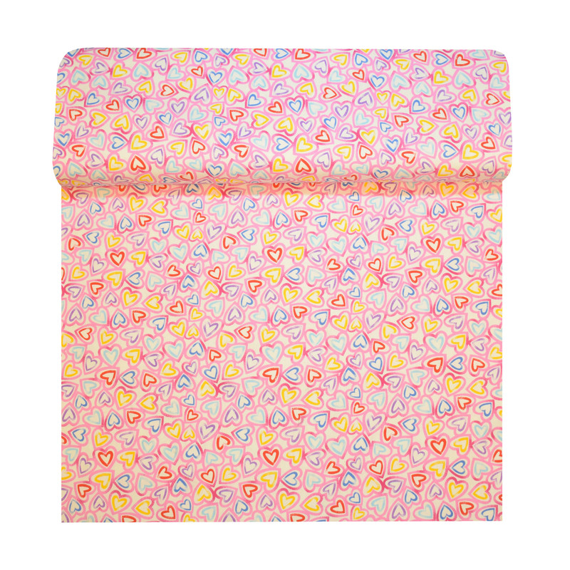  پارچه ملحفه مدل قلبی کد 9830