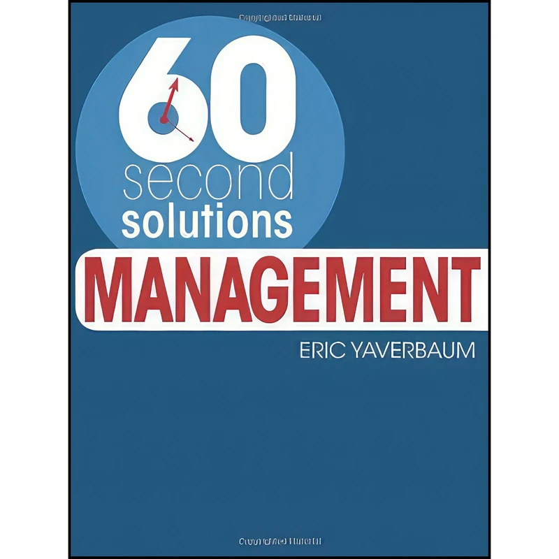 کتاب Management اثر Eric Yaverbaum Jeff Davidson انتشارات David Charles Publishers