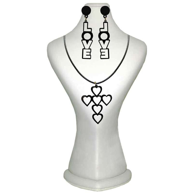 نیم ست زنانه طرح قلب کد RKH_1581 نیم ست زنانه طرح قلب کد RKH_1581