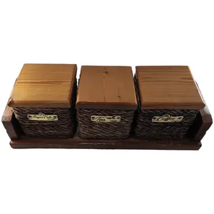 ست جای ادویه 3 پارچه تکچین کالا مدل AD-5