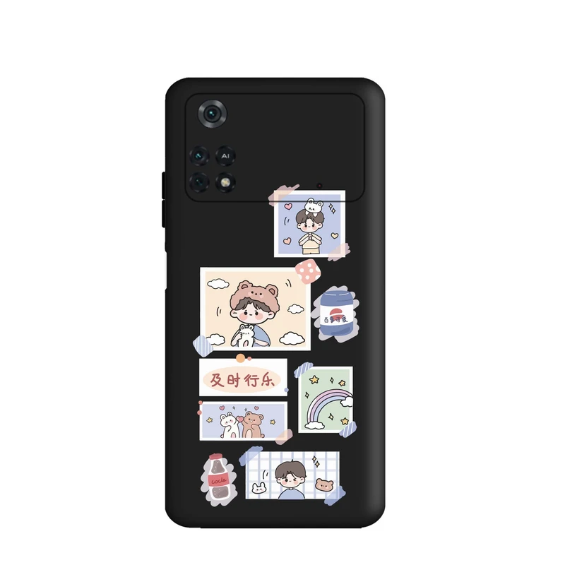 کاور قاب گارد طرح قاب عکس کد t6125 مناسب برای گوشی موبایل شیائومی Poco M4 Pro 4G