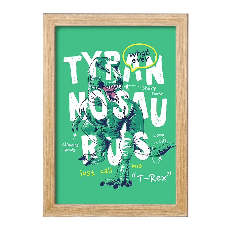 تابلو خندالو مدل دایناسور کد F1534