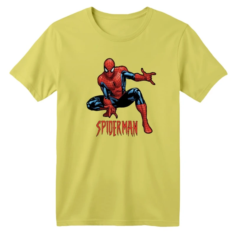 تی شرت آستین کوتاه بچگانه مدل مرد عنکبوتی کد ۱۸