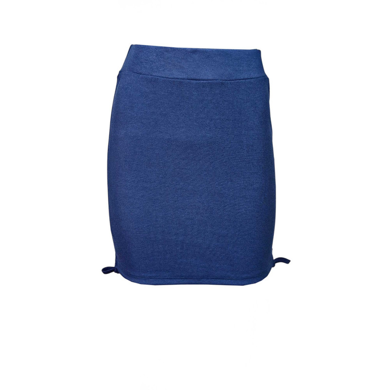 ست تاپ و دامن زنانه مدل گت دار 1235 رنگ سرمه ای