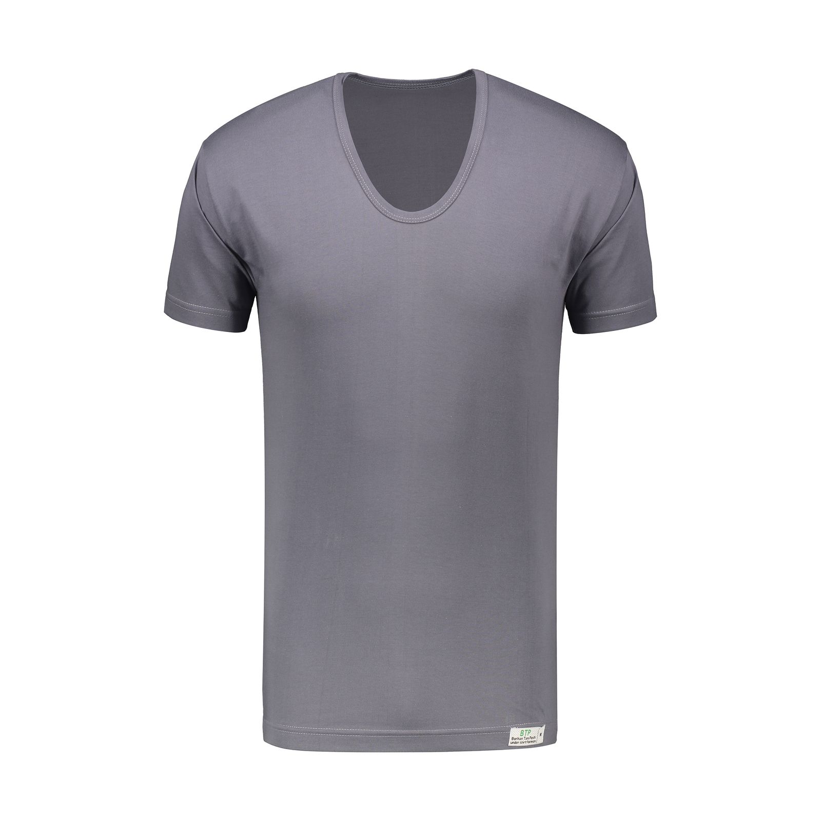 زیرپوش آستین دار مردانه برهان تن پوش مدل 1-02 رنگ طوسی