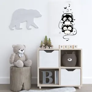 استیکر دیواری کودک مدل جغد دی جی