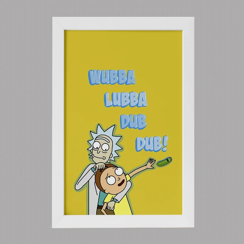 تابلو خندالو مدل ریک و مورتی (Rick and Morty) کد F167
