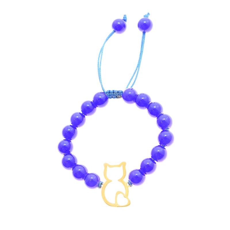 دستبند دخترانه دلنار گالری مدل گربه