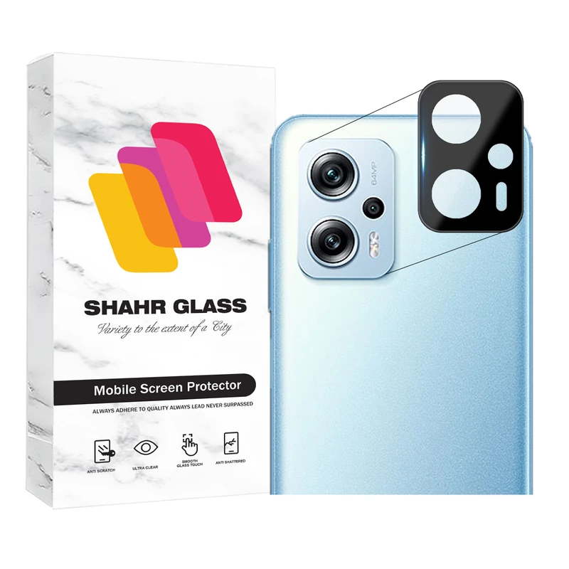 محافظ لنز دوربین  شهر گلس مدل LENSFSH مناسب برای گوشی موبایل شیائومی Poco X4 GT / Redmi Note 11T Pro / Redmi Note 11T Pro Plus / Redmi K50i
