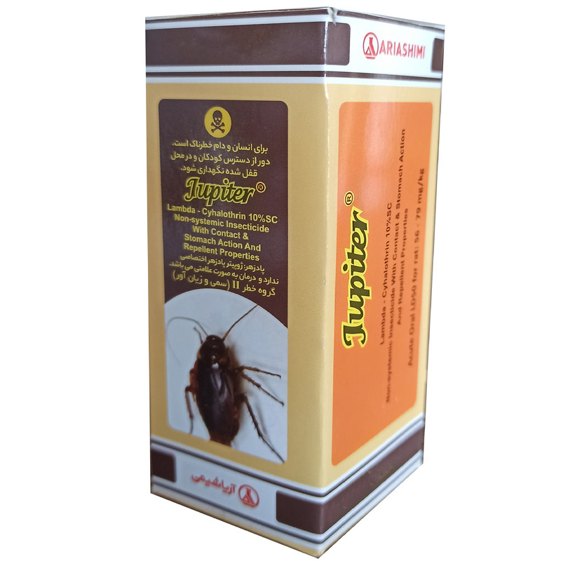 آفت کش خانگی کک و ساس اریا شیمی مدل ژوپیتر حجم 60 میلی لیتر آفت کش خانگی کک و ساس اریا شیمی مدل ژوپیتر حجم 60 میلی لیتر
