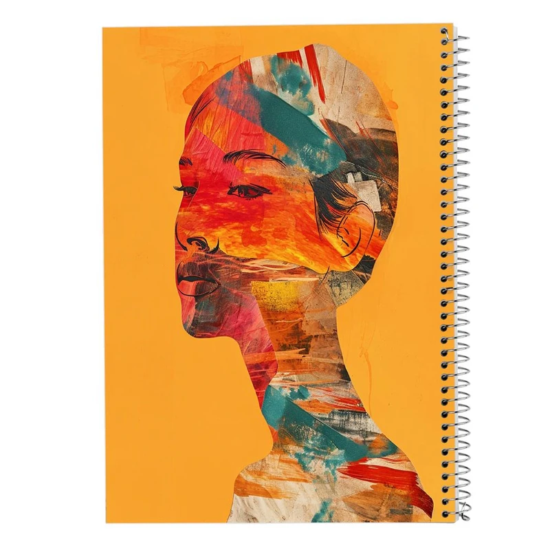 دفتر ژورنال نویسی 50 برگ مدوپد مدل نقطه ای طرح نقاشی آدم کد DF15681