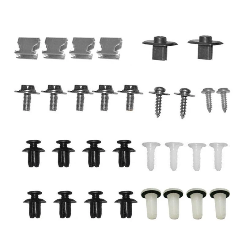 خار و پیچ سپر عقب کارجی کد sat مناسب برای تیبا مجموعه 32 عددی