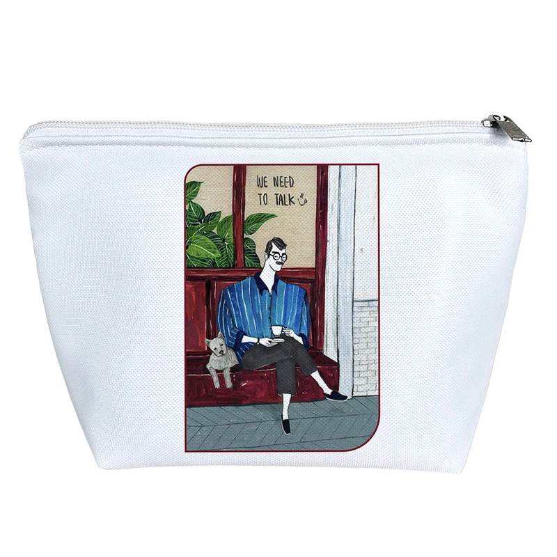 کیف لوازم آرایش دخترانه خندالو مدل باید حرف بزنیم کد 9559