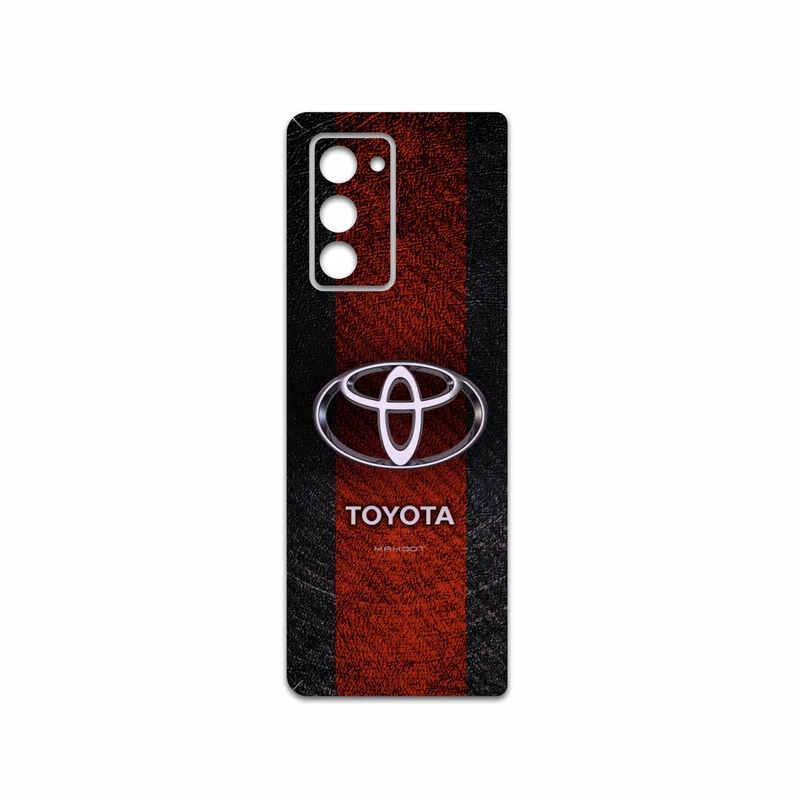 برچسب پوششی ماهوت مدل TOYOTA-Logo مناسب برای گوشی موبایل سامسونگ Galaxy Z FOLD 2