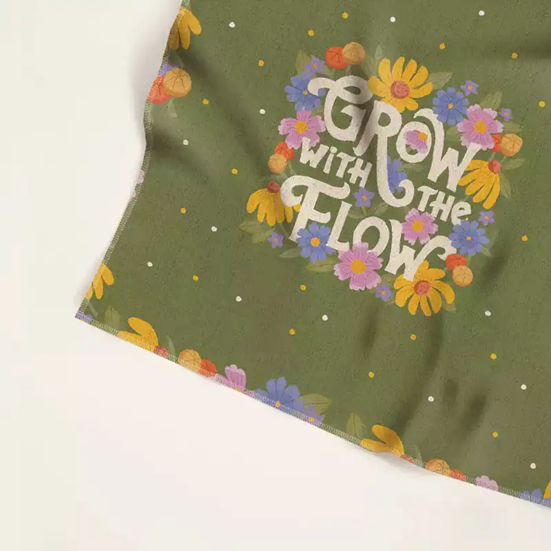 کاغذ کادو مریخ مدل پارچه ای Grow 072