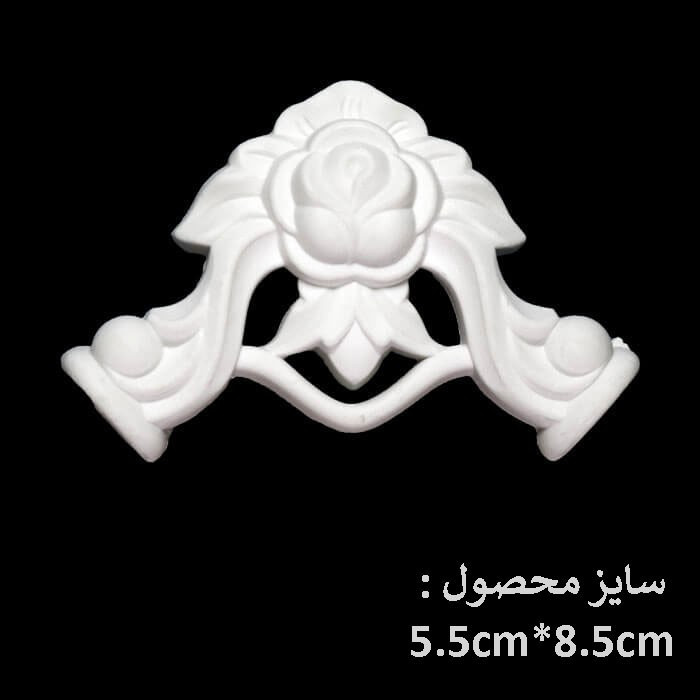 ابزار پیش ساخته مدل گل موتیف پی وی سی کد 211 بسته 2 عددی