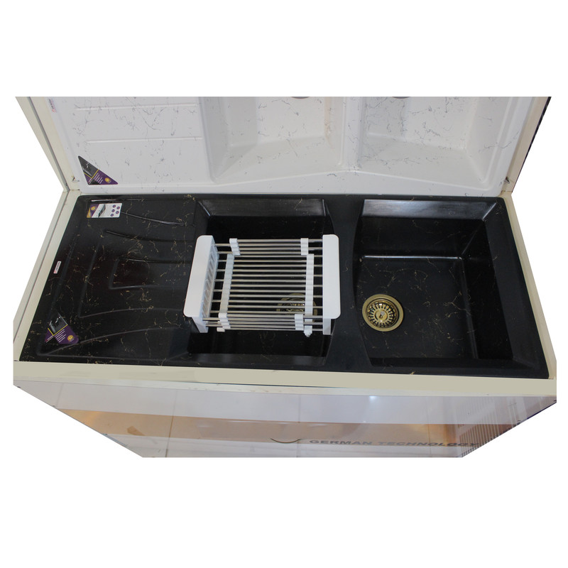 سینک ظرفشویی پاردایز مدل TURKEY223-BG توکار