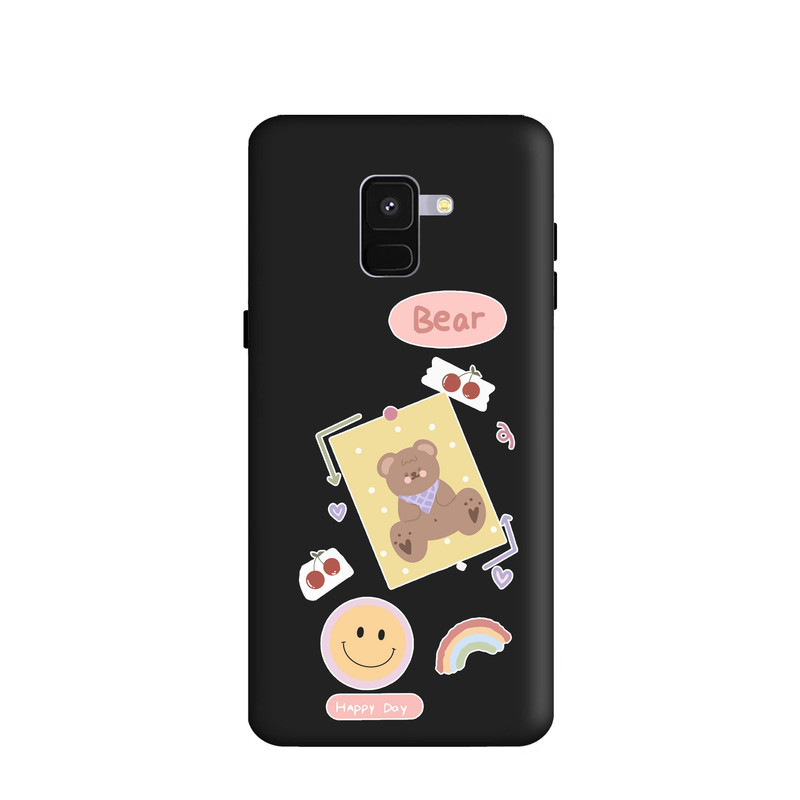 کاور طرح خرسی ناز کد m2533 مناسب برای گوشی موبایل سامسونگ Galaxy A8 Plus 