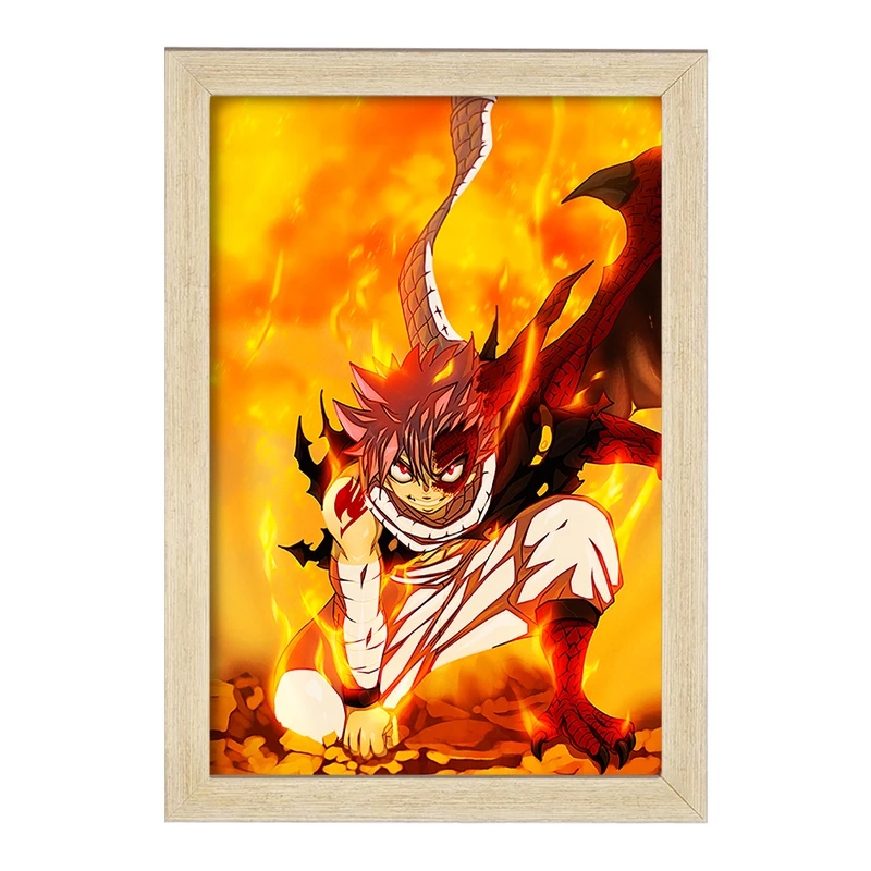 تابلو خندالو مدل ناتسو انیمه فری تیل Fairy Tail  کد 16459