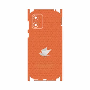 MAHOOT Minimalist origami bird-FullSkin Cover Sticker for Motorola Moto E13