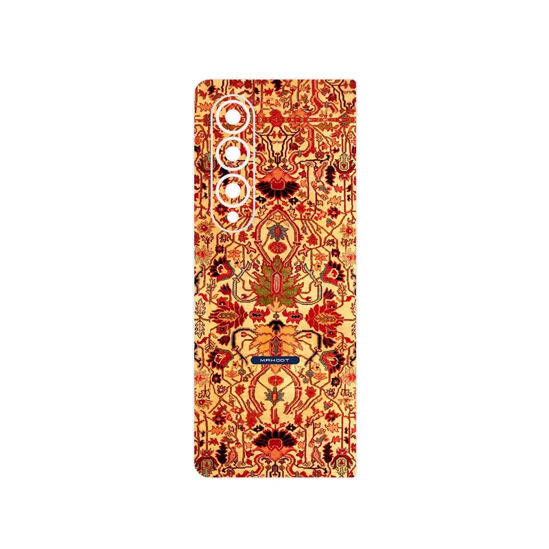 برچسب پوششی ماهوت مدل Persian_Carpet_Yellow مناسب برای گوشی موبایل سامسونگ Galaxy Z Fold4