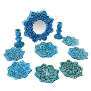  مجموعه ظروف هفت سین 10 پارچه مدل ستاره کد HSSF04