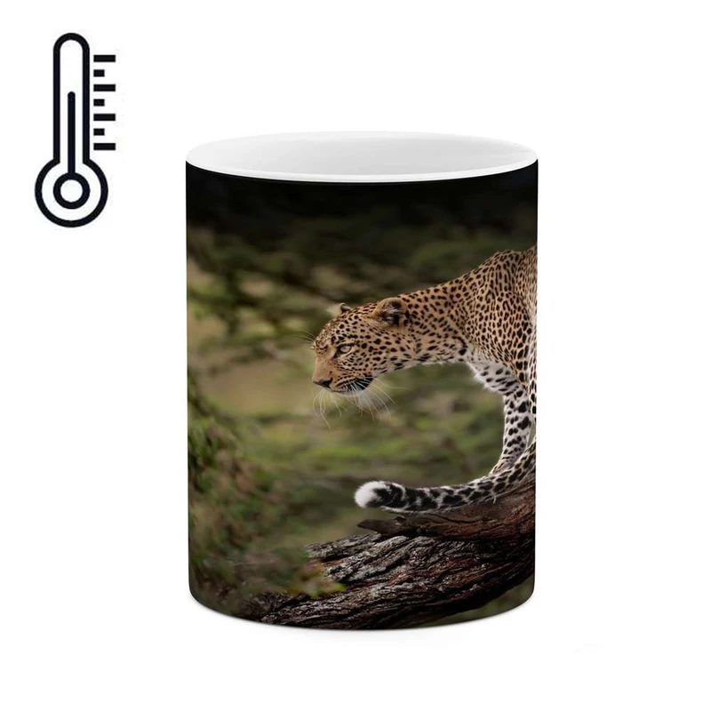 ماگ حرارتی کاکتی مدل پلنگ کد mgh17646