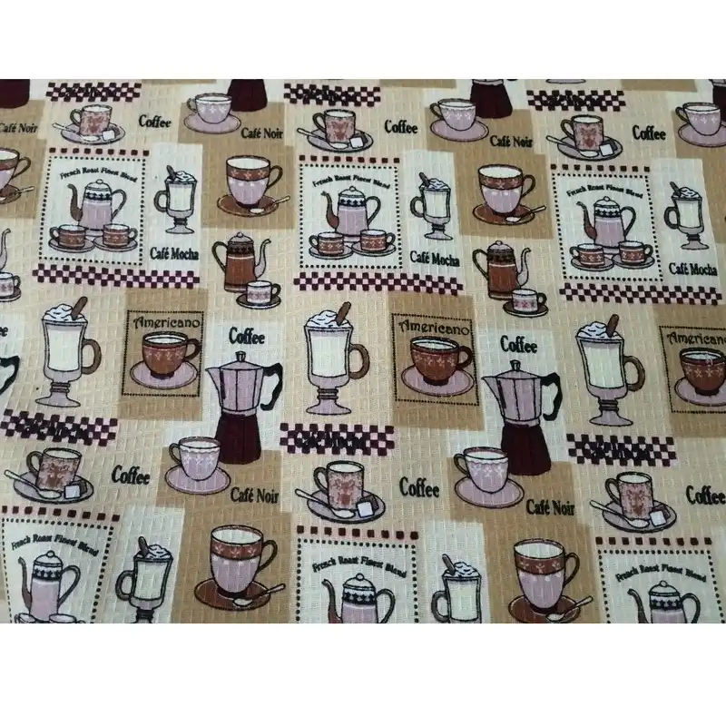 پارچه آشپزخانه طرح coffe