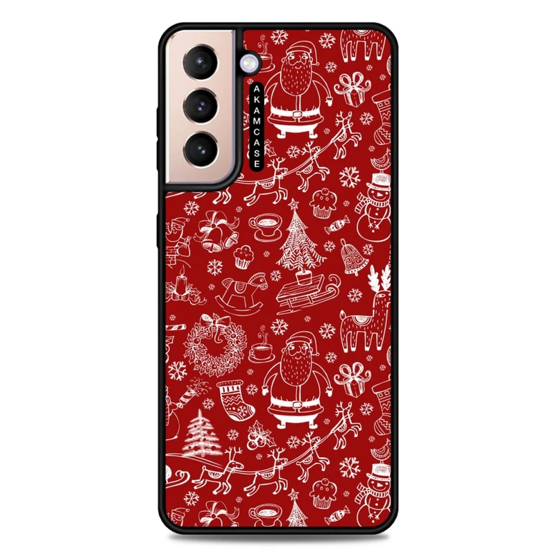 کاور آکام مدل AMC-WSGS21P-CHRISTMAS-20 مناسب برای گوشی موبایل سامسونگ Galaxy S21 Plus