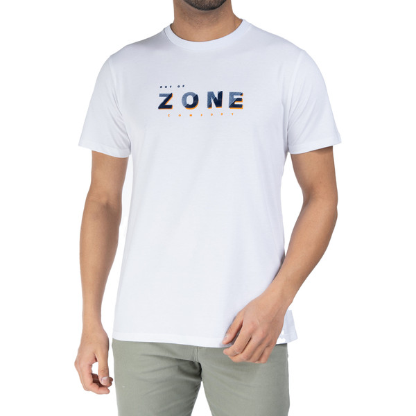 تی شرت آستین کوتاه مردانه جوتی جینز مدل Zone کد 1551350 رنگ سفید