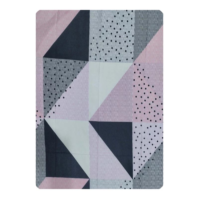 ملحفه پانیذ پود مدل چهل تکه کد A106-1 یک نفره سایز 95x195 سانتی متر