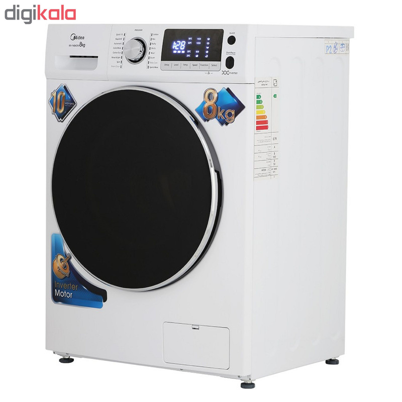 ماشین لباسشویی مایدیا مدل WI-14812 ظرفیت 8 کیلوگرم