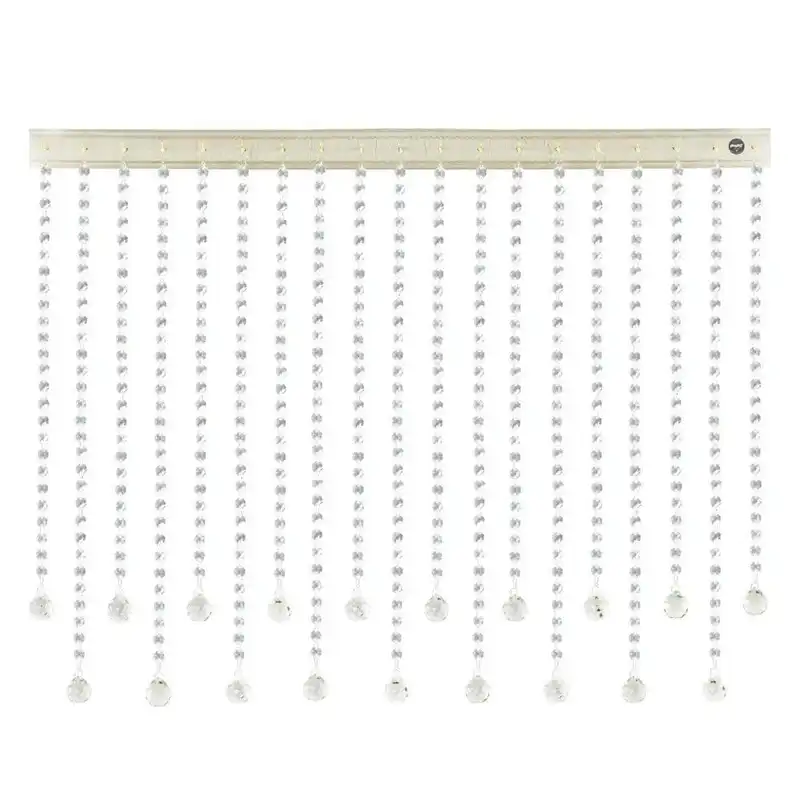 پرده آویز آریا کریستال مدل کوتاه و بلند سایز 100x50 سانتی متر