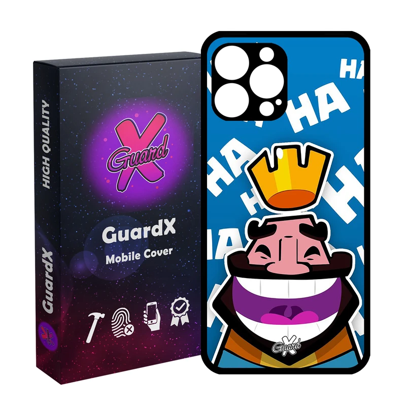 کاور گارد ایکس طرح Clash Royale مدل Glass10036 مناسب برای گوشی موبایل اپل iPhone 14 Pro Max
