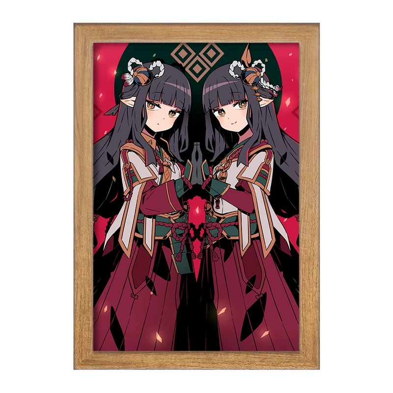 تابلو خندالو مدل بازی شکارچی هیولا (Monster Hunter) کد 33208