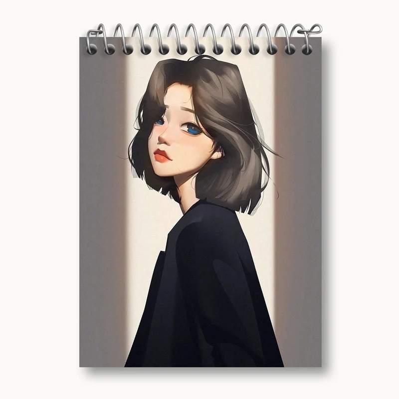 دفتر یادداشت 50 برگ خندالو مدل دخترانه کد 25629