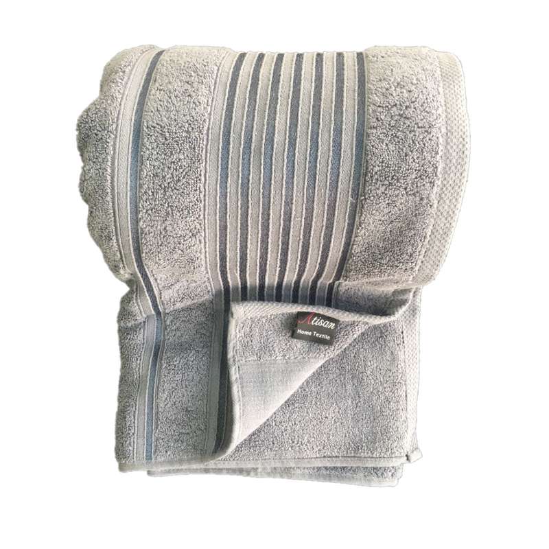 حوله حمام اتیسان طرح لاین سایز 165×95 سانتی متر