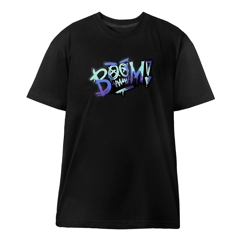 تیشرت آستین کوتاه مردانه مدل کلمه BOOM