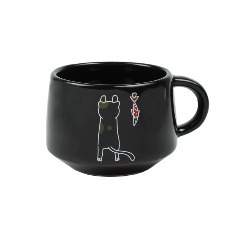 ماگ ایکاد مدل گربه و ماهی