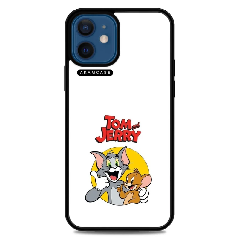 کاور آکام مدل AMC-WA12M-TOM & JERRY18 مناسب برای گوشی موبایل اپل iPhone 12 Mini
