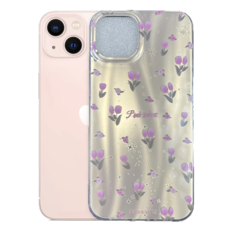 کاور طرح گل لاله مناسب برای گوشی موبایل اپل iPhone 13