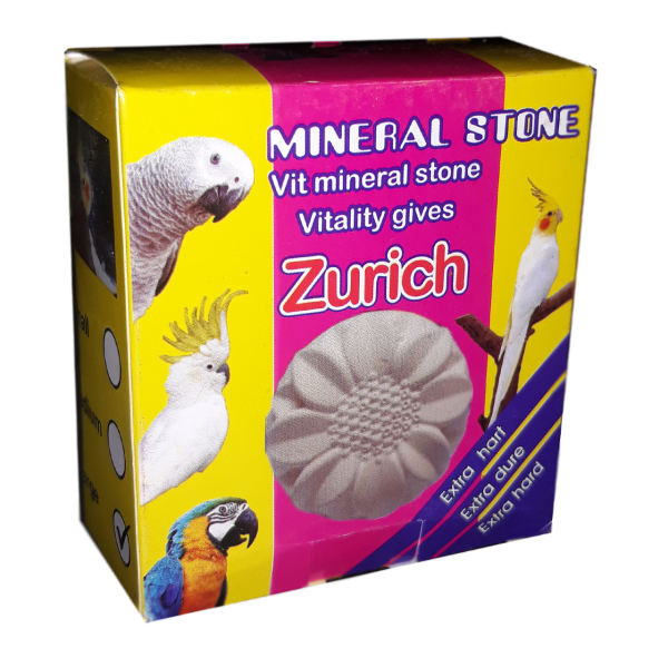بلوک معدنی و سنگ کلسیم پرندگان مدل M2 وزن 80 گرم مجموعه 2 عددی