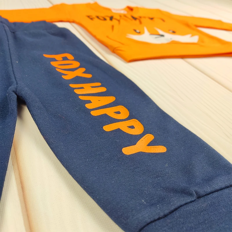 عکس شماره 6 : ست سویشرت و شلوار راحتی نوزادی مدل fox happy