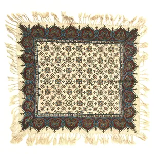 رومیزی قلمکار طرح زنبوری مدل J44