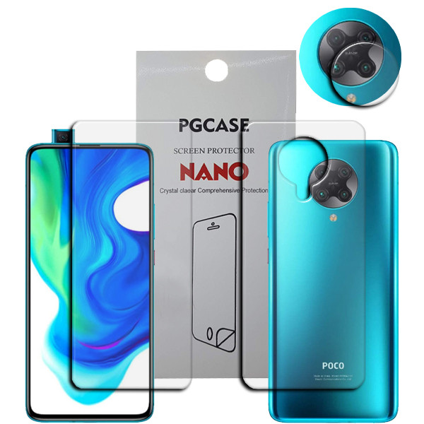 محافظ صفحه نمایش مدل SM مناسب برای گوشی موبایل شیائومی Redmi K30 Pro به همراه محافظ پشت گوشی و محافظ لنز دوربین