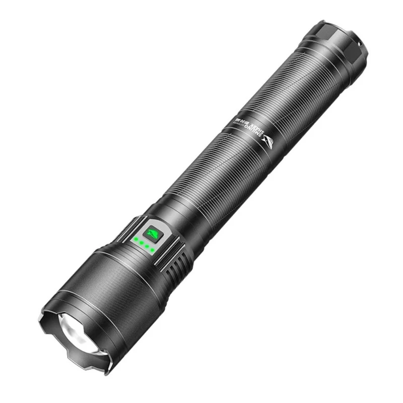 چراغ قوه دستی اسمایلینگ شارک مدل SD-5276 شارژی پنج حالته با نور مهتابی