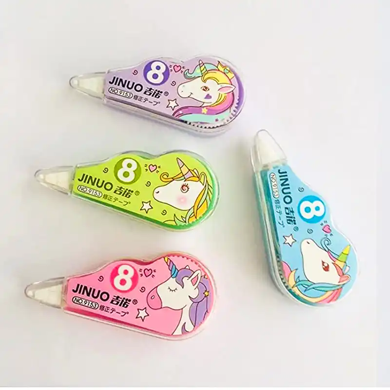 غلط گیر نواری مدل اسب تک شاخ یونیکورن بسته 4 عددی