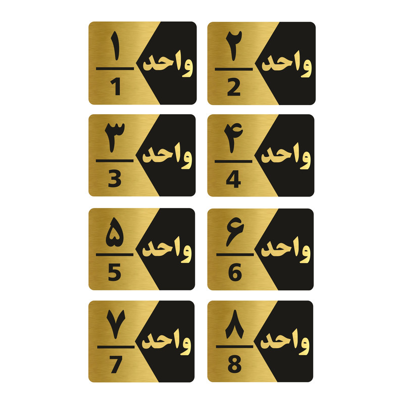 تابلو راهنما طرح واحد مدل GNG308 مجموعه 8 عددی